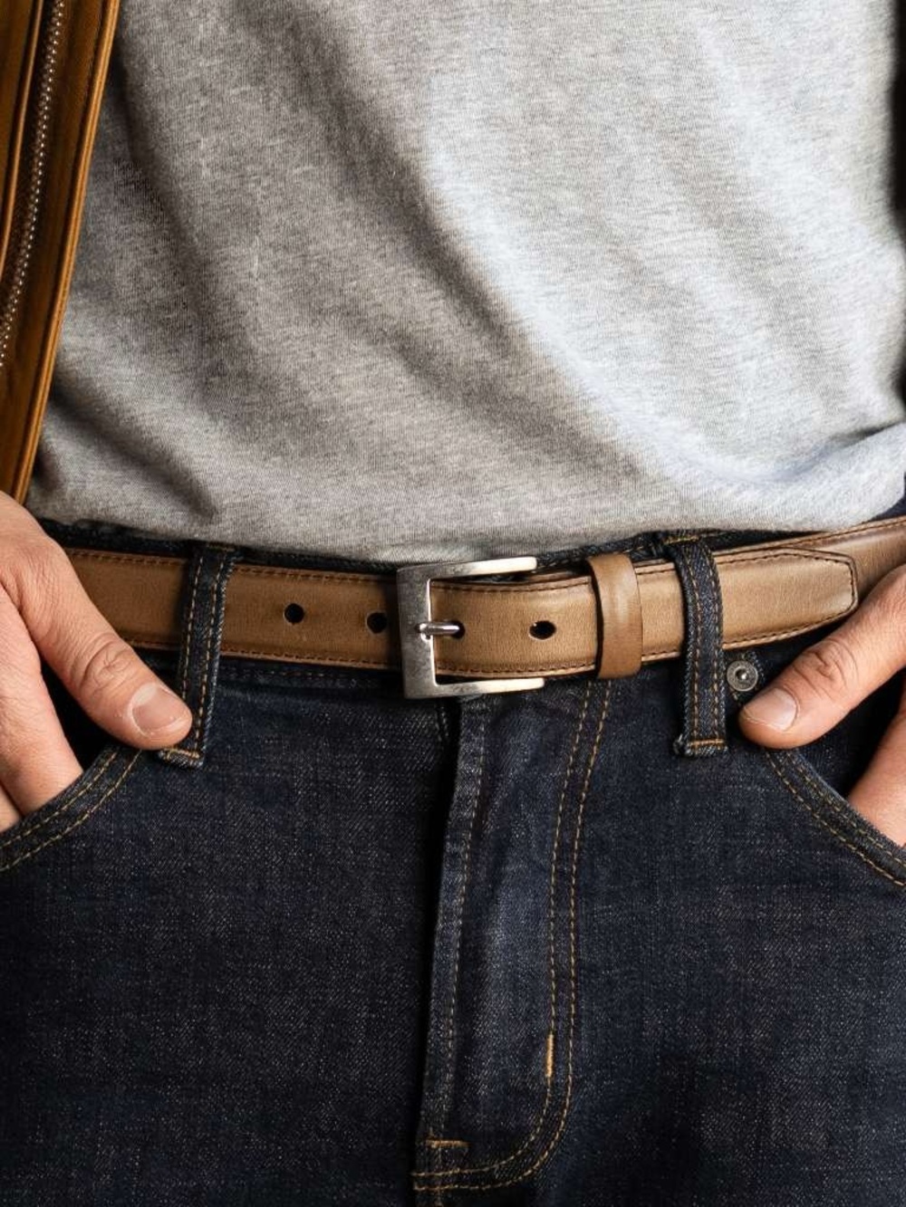 Thursday Boot Co Classic Leather Belt Natural Horween Chromexcel CXL Size L